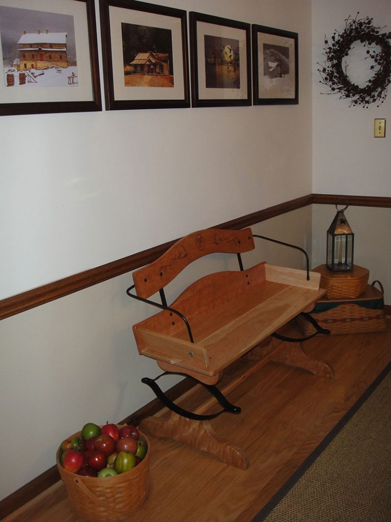 Buckboard Bench Seat Wood & Hardware Kit Woodworking Kits